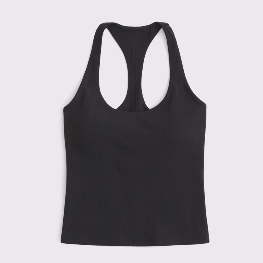 Abercrombie Bra-Free Racerback Scoop Tank